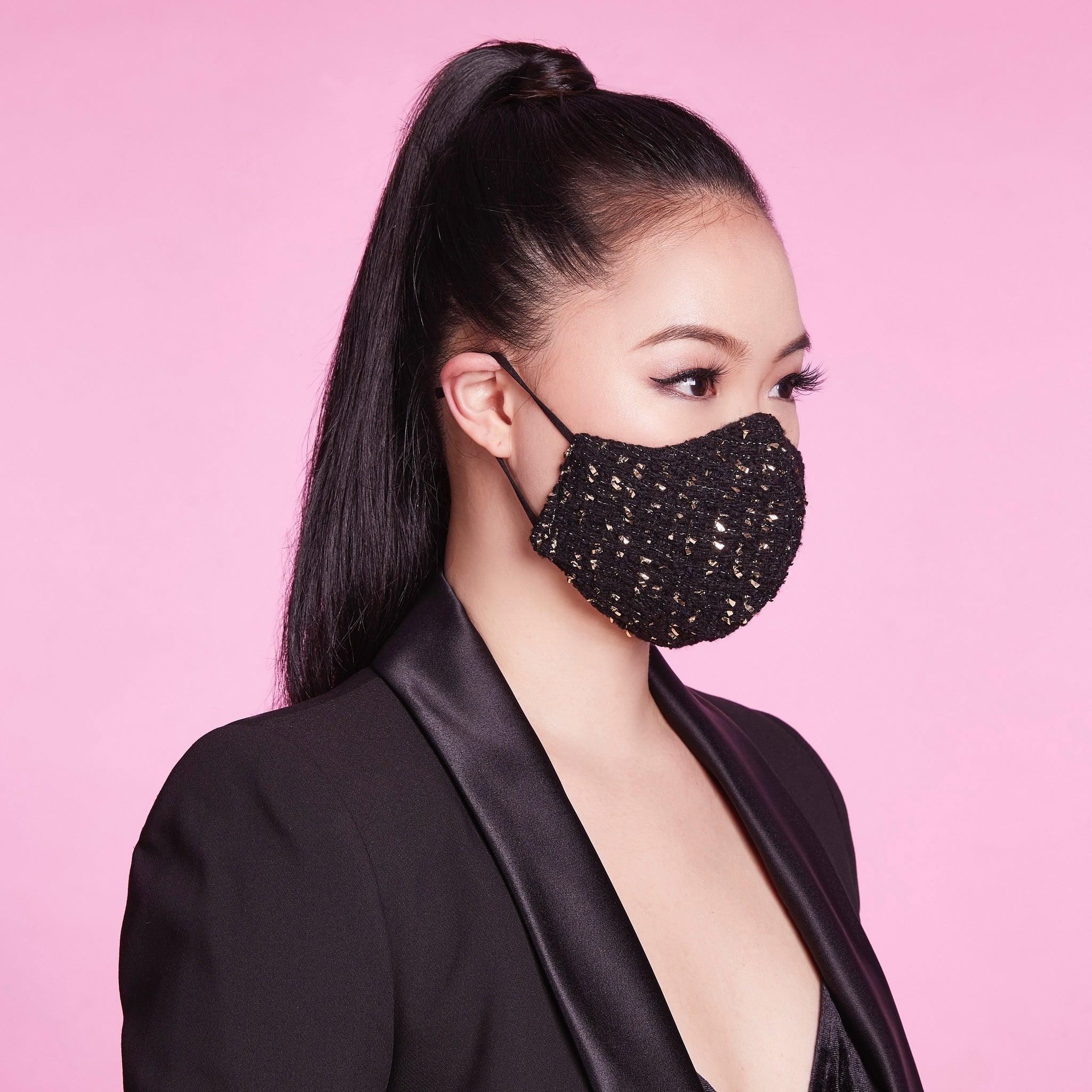 Luxe Tweed Masks Collection - Single